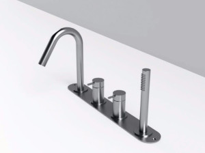 Набор ванны из нержавеющей стали с переключателем с пластиной