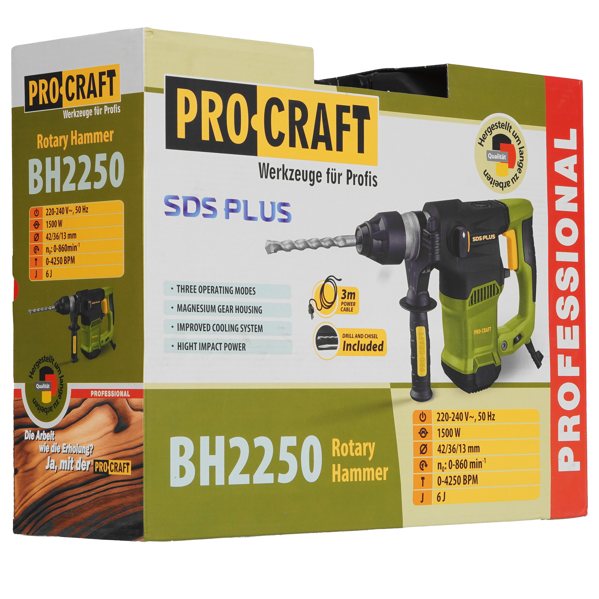 Перфоратор Procraft BH2250 9277912 STDN-0047659 - Вид №7