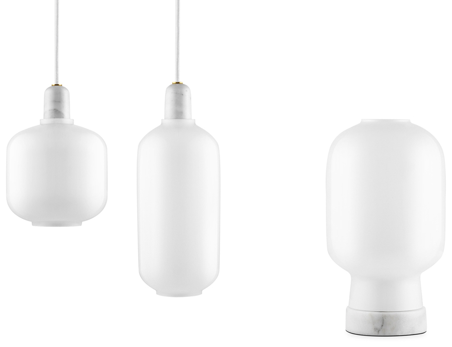 Лампа потолочная Amp Lamp EU 26 см, белая Normann Copenhagen 502074 - Вид №1