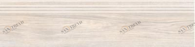 Ступень Граните Вуд Классик светло-бежевый лаппатированная 1200x300 Керамика Будущего sun-id-331957