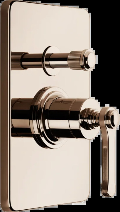 Смеситель для душа 65079 030 Gessi Venti20 МЕДЬ PVD