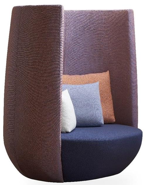 ROSSIN Диван из ткани с высокой спинкой Nido sun-id-1451883 - Вид №2