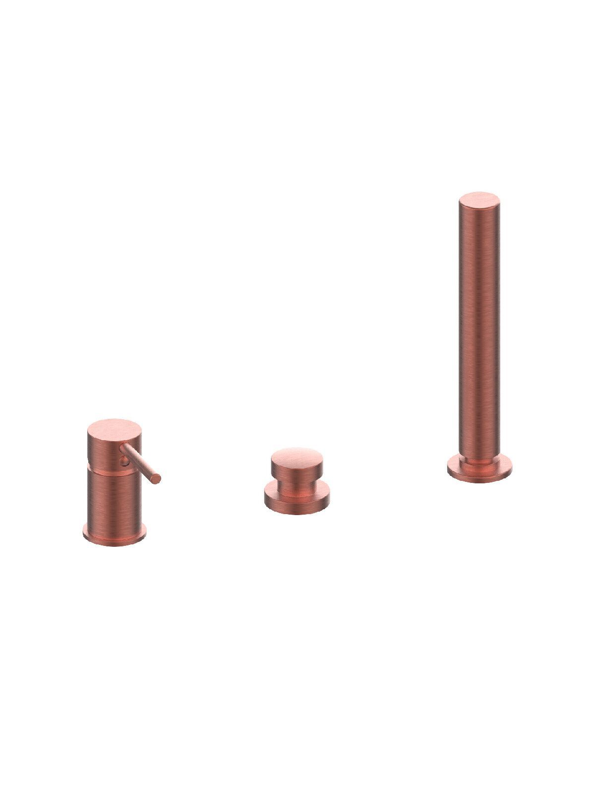 Встраиваемый однорычажный смеситель для ванны с ручным душем Rubinetterie Frattini Pepe XL ARCH-00054876 - Вид №3