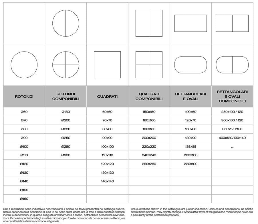 Прямоугольный стол из лавового камня Grandi Maioliche Ficola классическая ARCH-00074607 - Вид №2