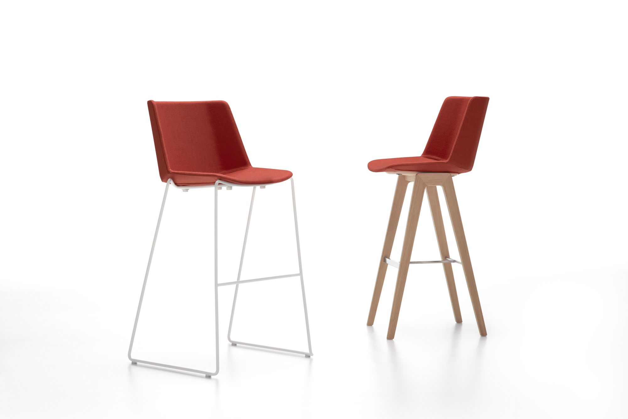 Высокий тканевый стул со спинкой MDF Italia Aïku ARCH-00084970 - Вид №1