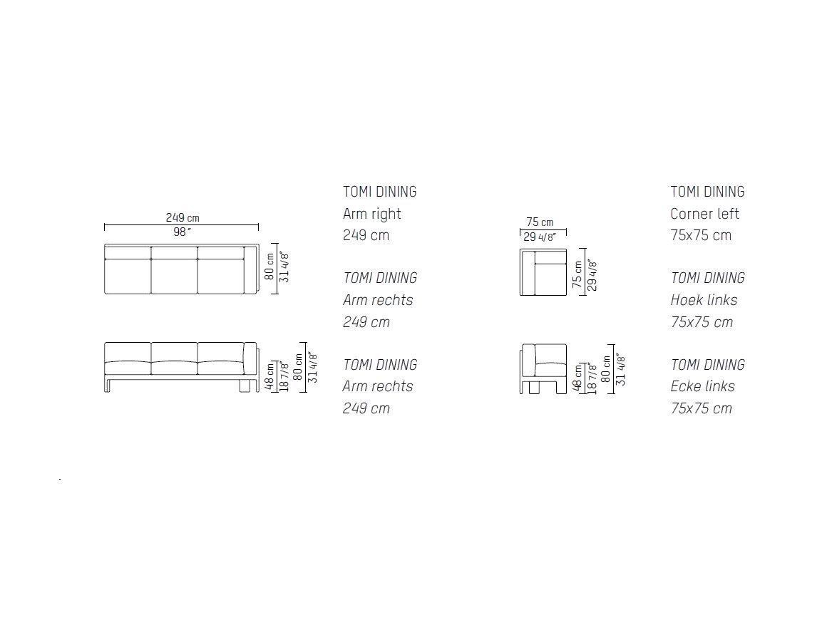 Кожаный модульный диван Piet Boon Томи ARCH-00087598 - Вид №10