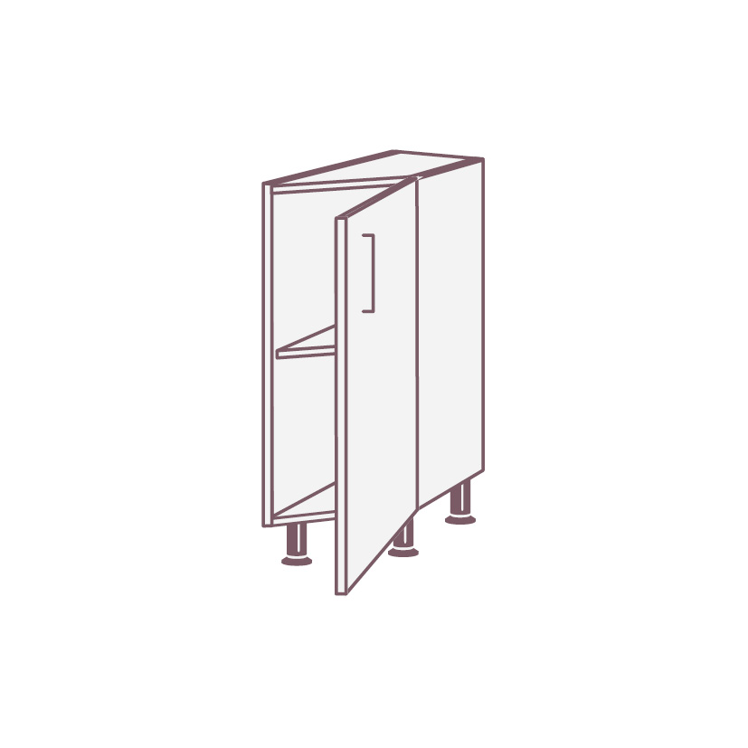 Шкафы напольные  ESNX1D SIDAK SIST3552-9553