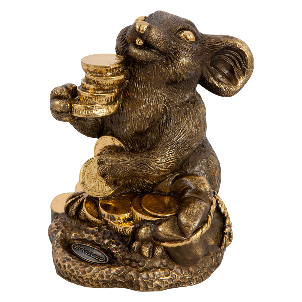 22637 Денежная Мышка 2020 Бронза BOGACHO 4627163961571 - Вид №1