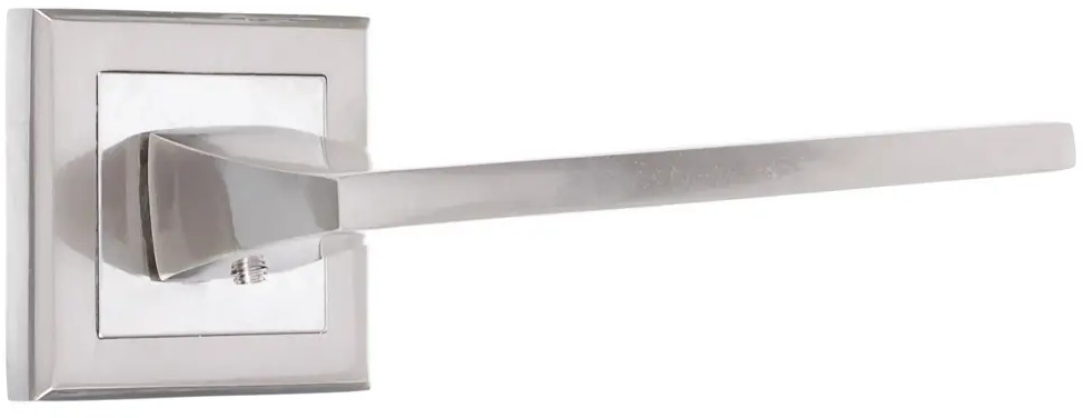 Дверная ручка на розетке Фабрика Замков A 201 SN в матовом никеле 18809844