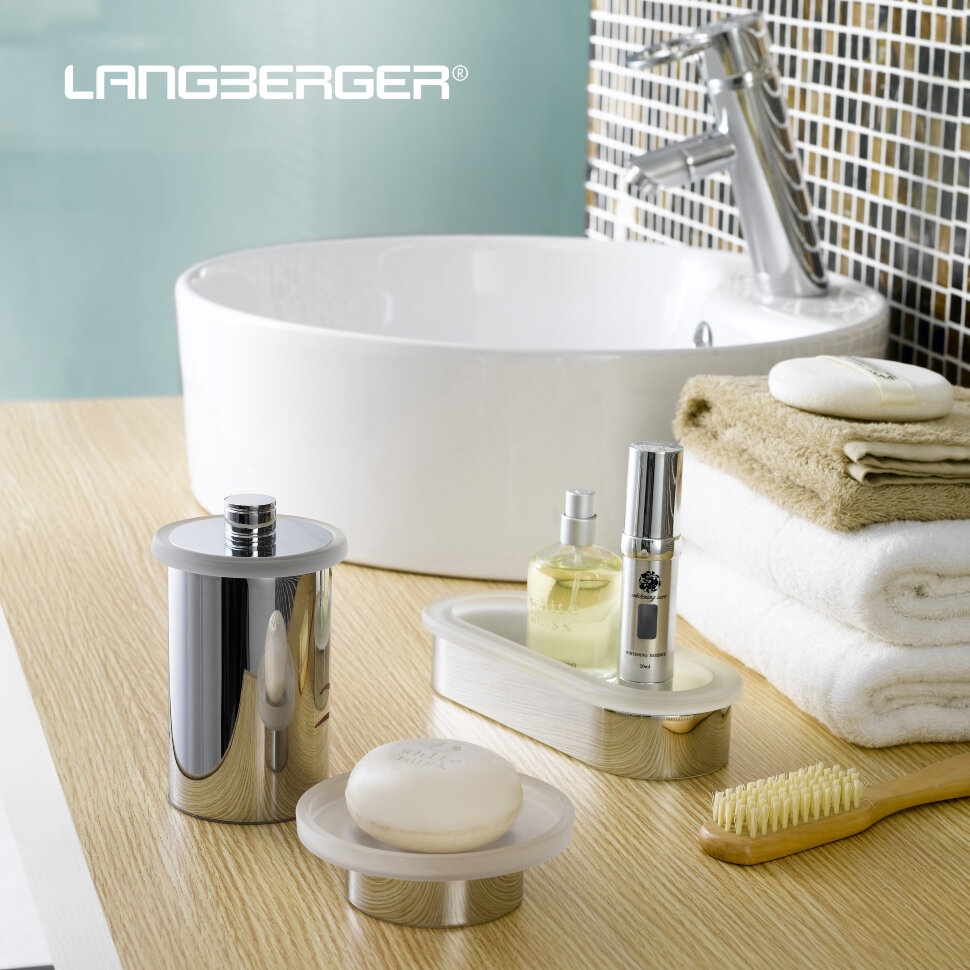 23028A Баночка настольная цвет хром LANGBERGER LUGANO - Вид №2