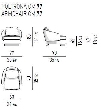 Minotti Мягкое кресло Lawson sun-id-1415877 - Вид №14