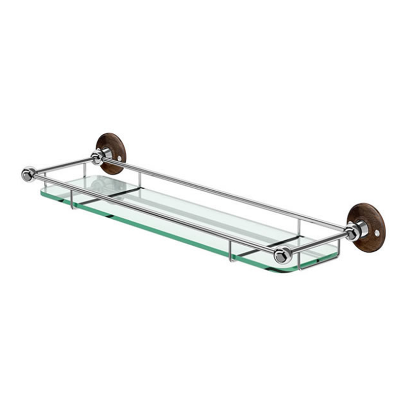 Burlington Полка с рейкой со спинкой из орехового дерева A18 WAL 