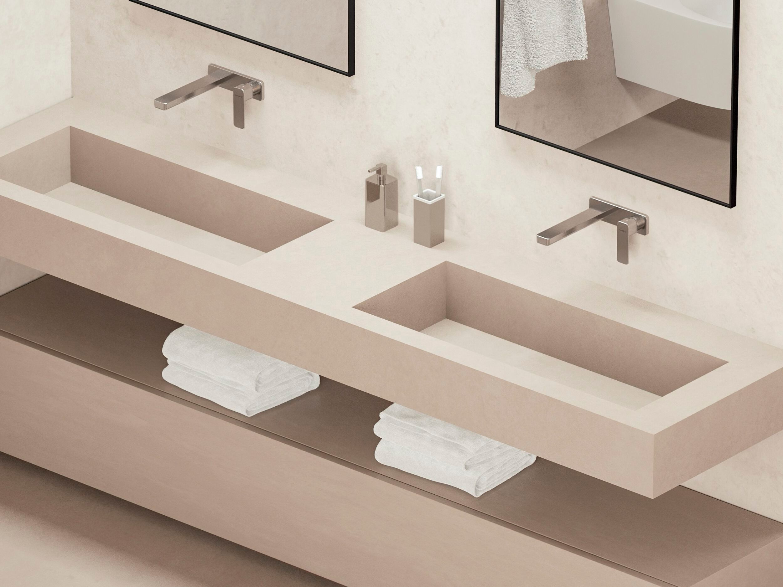 Настенный однорычажный смеситель для раковины GUGLIELMI RUBINETTERIE GX ARCH-00106553 - Вид №1