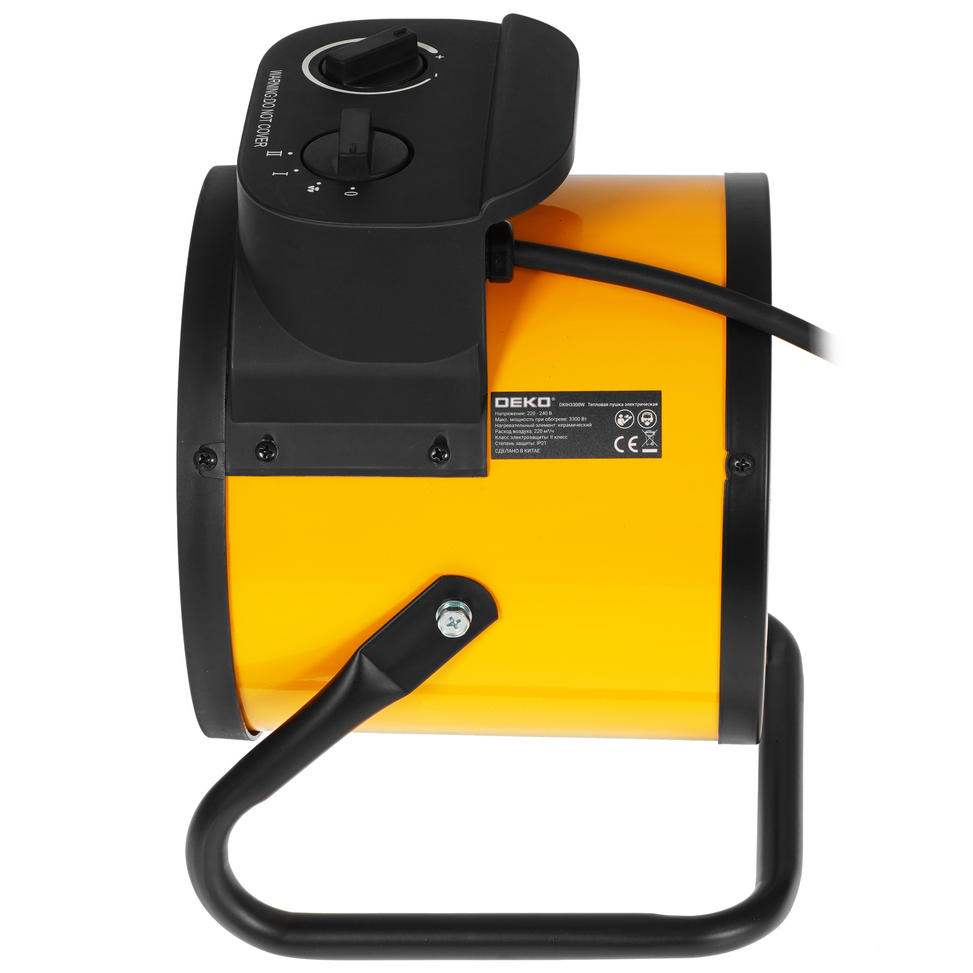5076553 Тепловая пушка электрическая DEKO DKIH3300W STDN-0057647 - Вид №3