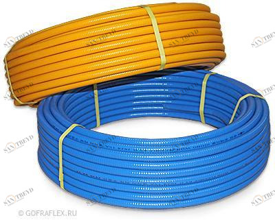 Гофротруба из нержавеющей стали c п/э покрытием, 15мм (П) Flexible hose Россия 15П