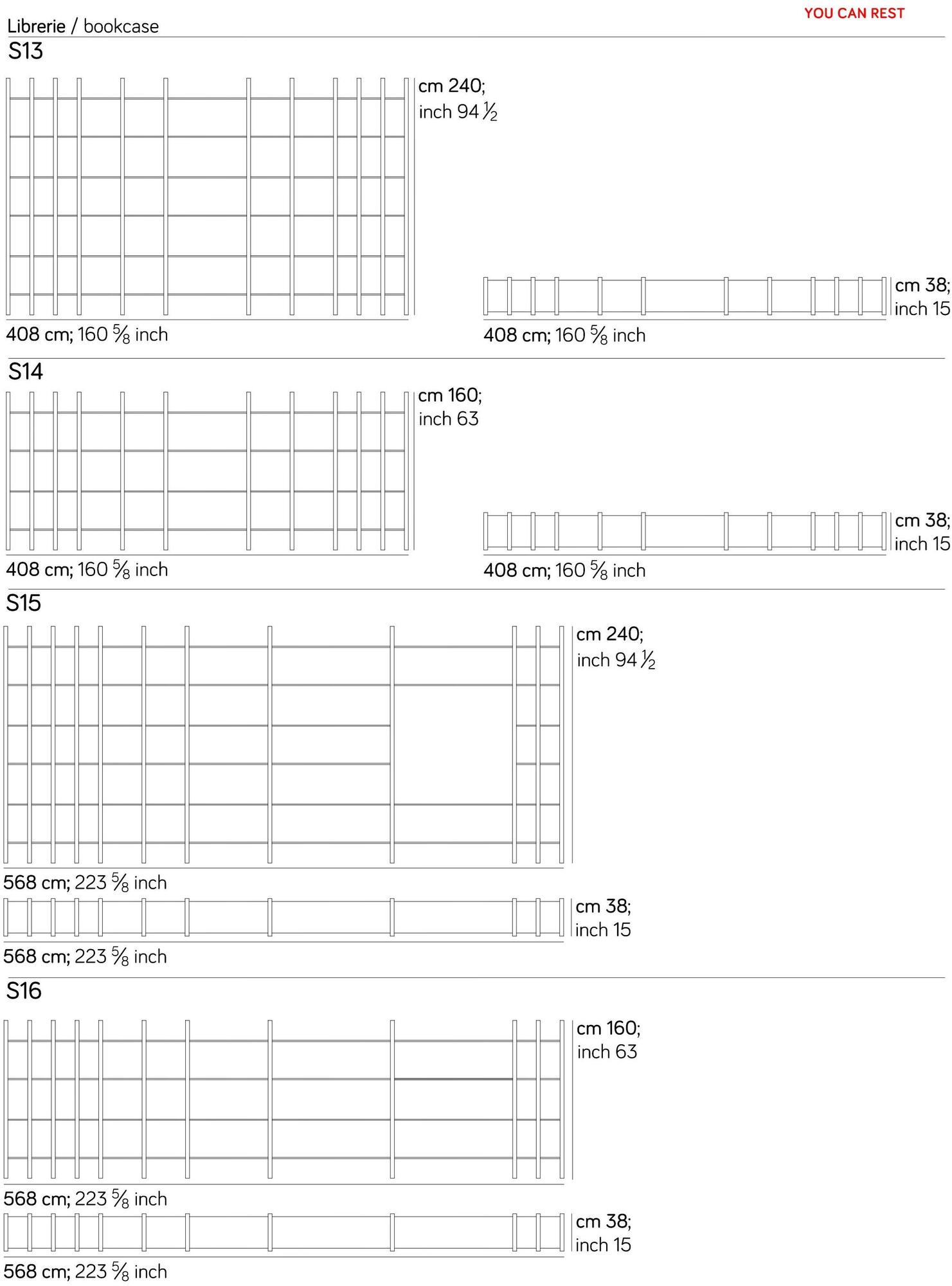 AMURA Модульный деревянный книжный шкаф Sistema parere 1 sun-id-1399829 - Вид №13