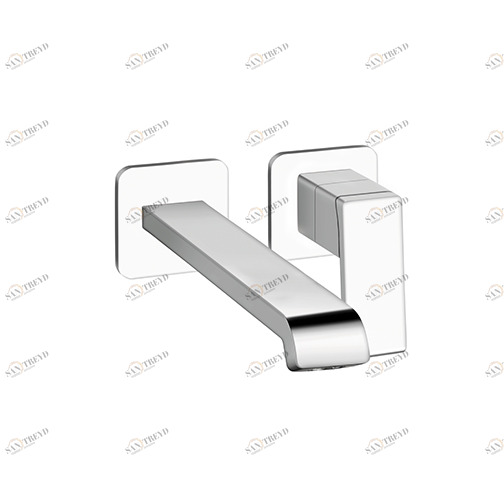 CRIQS259 Смеситель для раковины LARGE, настенный, внешние части для CRICS200 (правая сторона) - CRICS201 (левая сторона) со сливом Up & Down 1 "1/4 Cristina Rubinetterie 