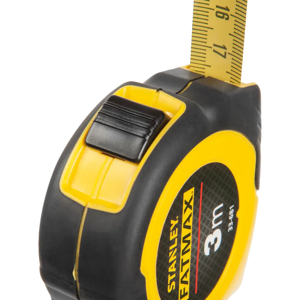 Рулетка Stanley Fatmax двусторонняя шкала 3 м x 16 мм STLM-2137019 - Вид №1