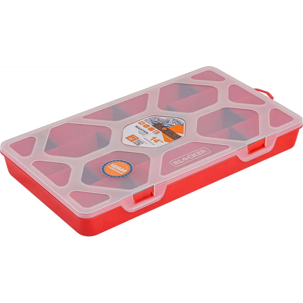 Органайзер Blocker Master 14" 200x45x355 мм цвет красный STLM-2206080