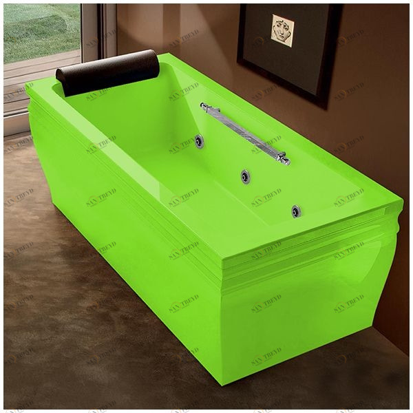 Ванна с гидромассажем салатовая Gruppo Treesse Blanque 1880 V1687-SX-S STDV1687SXS