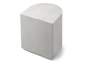 Бетонный низкий стул