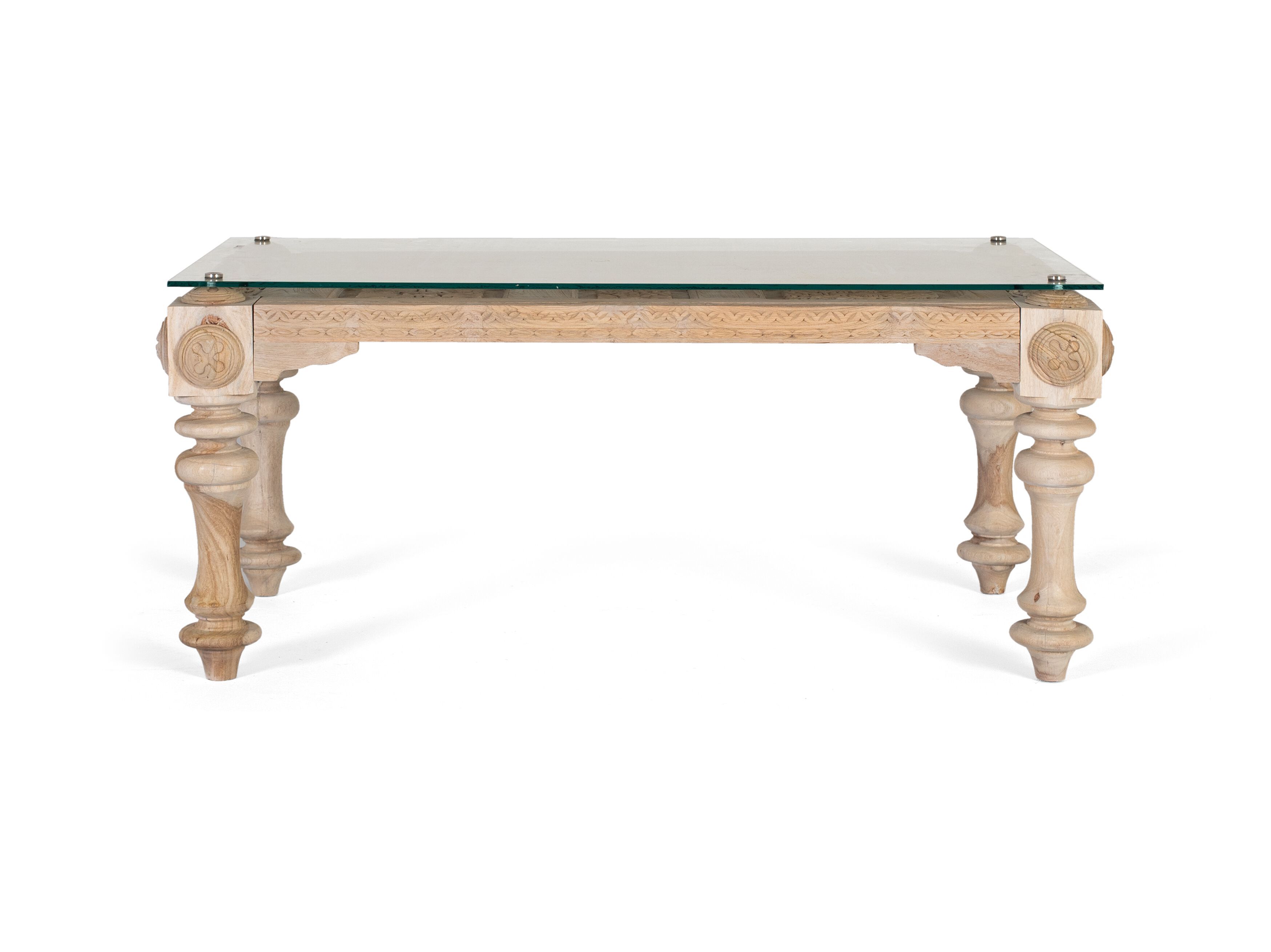 Прямоугольный журнальный столик из дерева и стекла Giner y Colomer 1692 ARCH-00049158