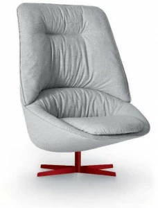 arflex Поворотное кресло, обитое тканью с 4 спицами Ladle