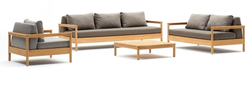 Varaschin Квадратный садовый столик из тика Bali 228t - Вид №3