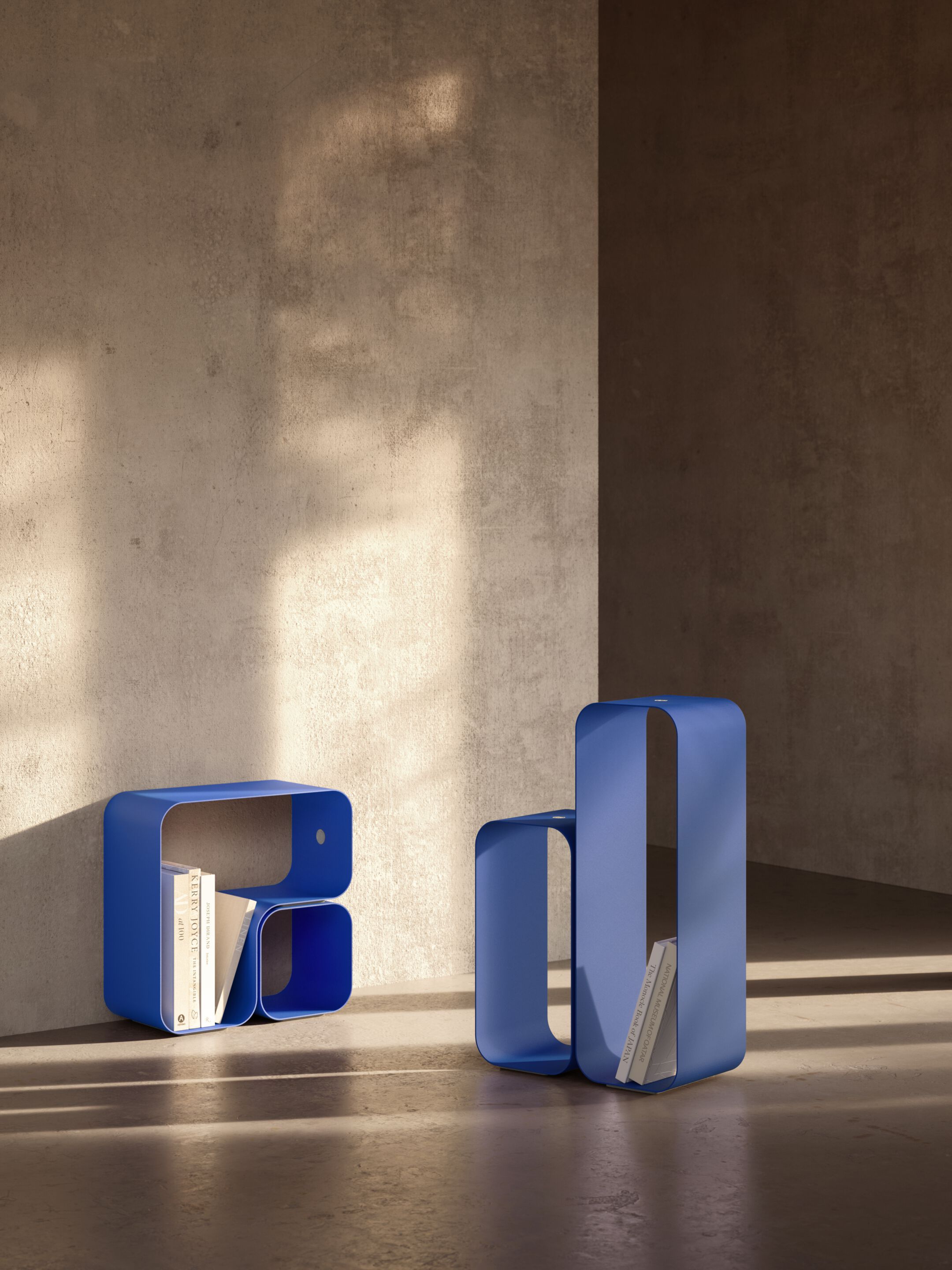 Раскрашенный металлический секционный самонесущий книжный шкаф Desalto REBUS ARCH-00133343 - Вид №5