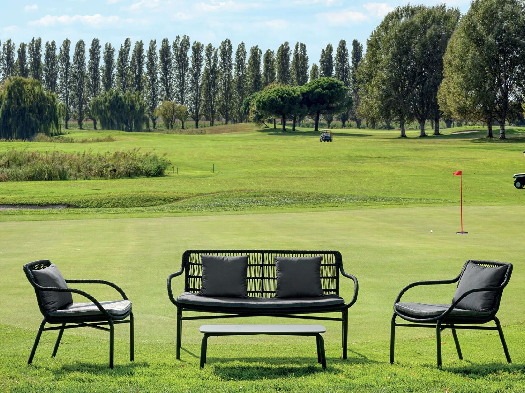 Веревочное кресло на открытом воздухе Contral Leaf ARCH-00048042 - Вид №2