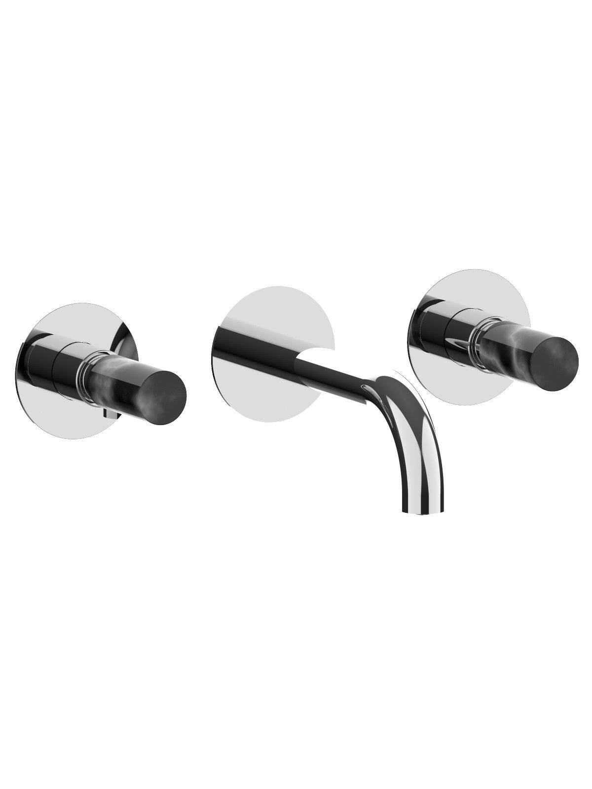 Настенный смеситель для раковины с 3 отверстиями без слива Rubinetterie Frattini Pepe XL ARCH-00037632 - Вид №13