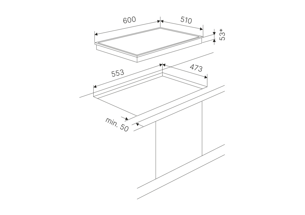 9255924 Газовая варочная поверхность Kuppersbusch KG 6850.0 SE-E5 STDN-0062074 - Вид №7