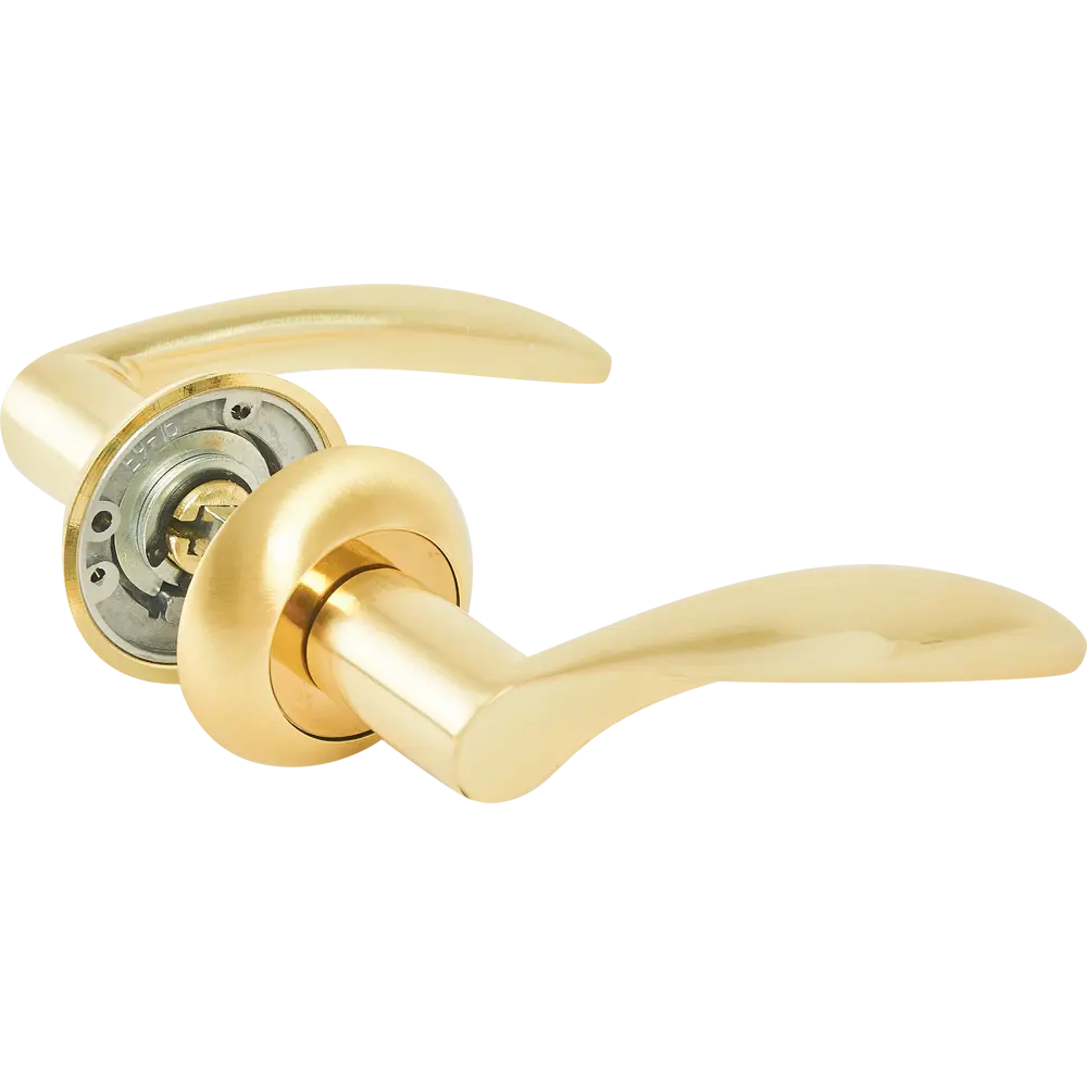 Дверные ручки Punto Viola без запирания цвет матовое золото STLM-2187007