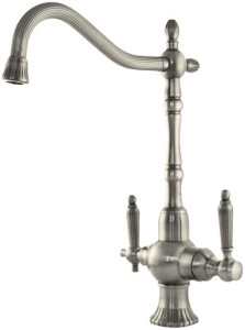 Смеситель ZorG Sanitary ZR 351 YF SATIN для кухонной мойки, сталь