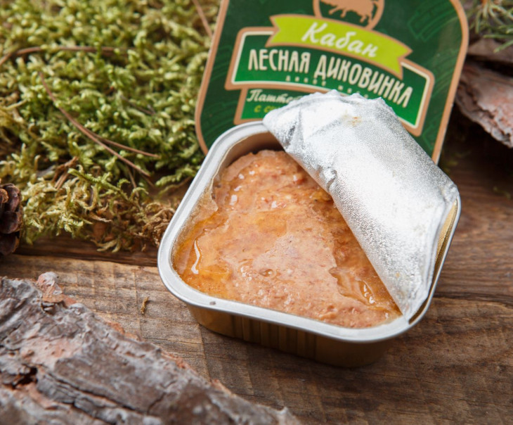 3335 Паштет из мяса кабана с сушеными яблоками (ламистер) Вкусляндия  - Вид №1