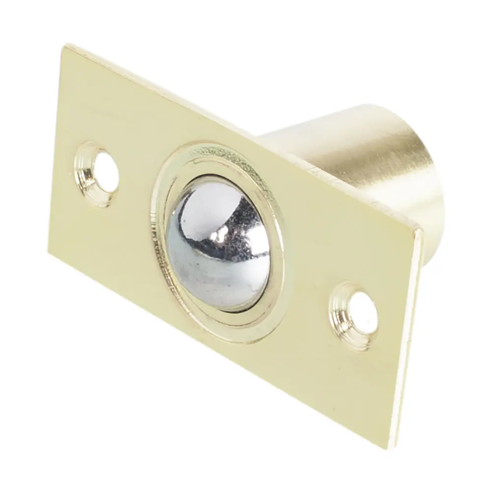 Шариковый фиксатор Apecs R-0001, 21х19 мм, сталь, цвет матовое золото 12264257 STLM-2109536 