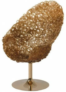 edra Вращающееся кресло из поликарбоната с подлокотниками  Mrt010