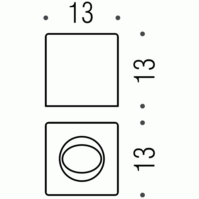 B9996 Contract Дозатор для квадратных салфеток настольный COLOMBO COMPLEMENTI Colombo Design - Вид №1
