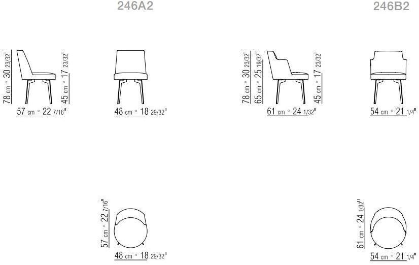 Flexform Мягкое кресло со съемным чехлом из ткани с подлокотниками Hera sun-id-1370689 - Вид №8