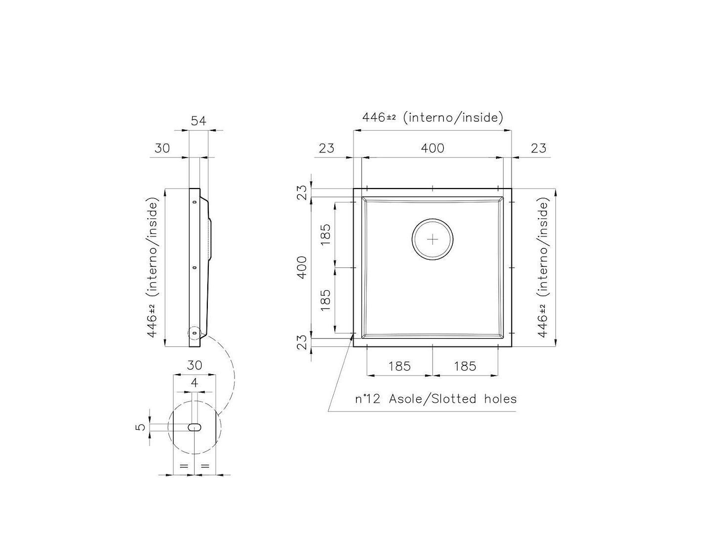 Раковина из нержавеющей стали Foster Phantom ARCH-00096461 - Вид №2