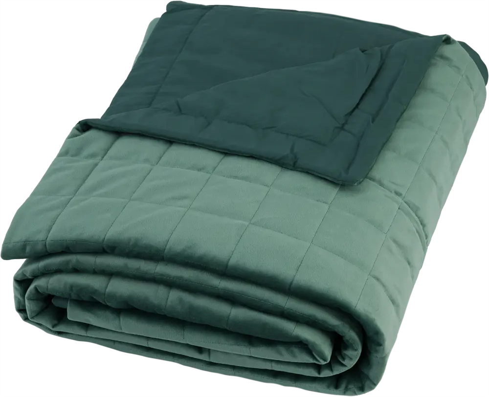 Покрывало Inspire Velvet Etna — бархатный комфорт в изумрудном цвете 89090585