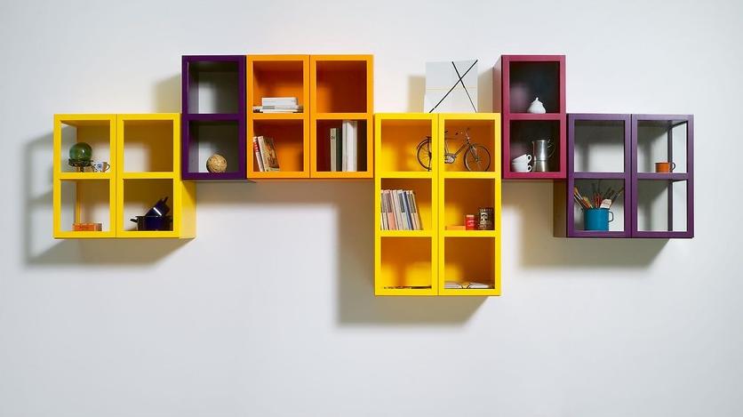 IFT Лакированный подвесной модульный книжный шкаф Book sun-id-1423648 - Вид №3