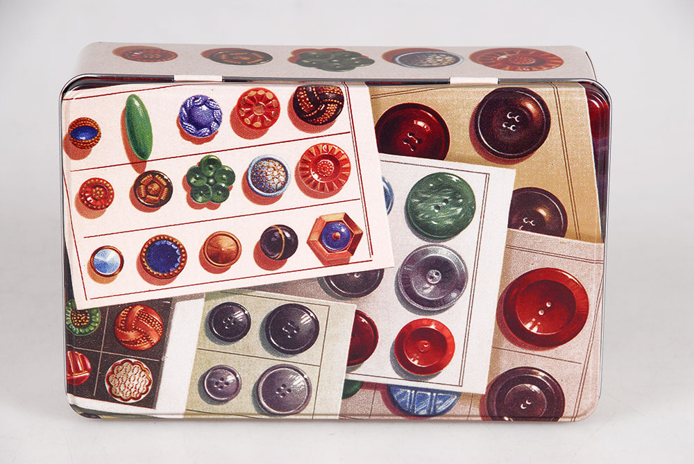 37670 Коробка для бытовых нужд 20.2 x 13.2 x 6.7 см "Пуговицы" Феникс-Презент 