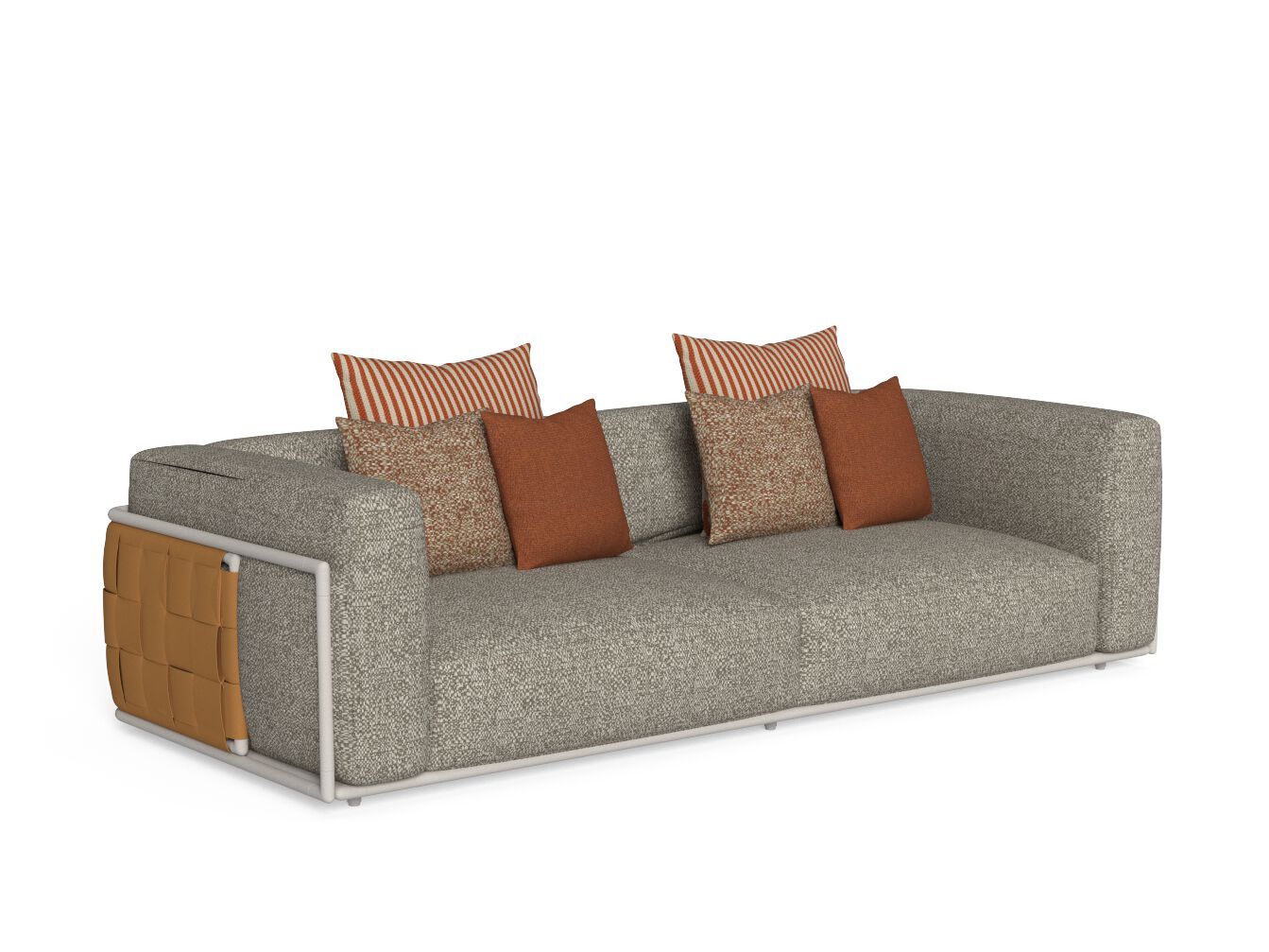 3-местный тканевый садовый диван Talenti Tressé ARCH-00007330