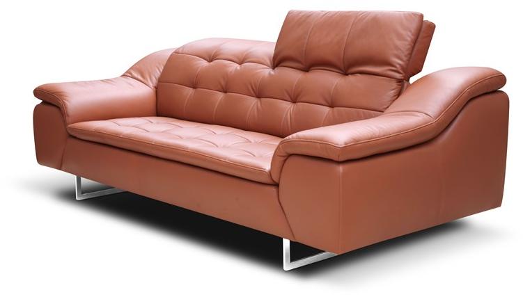 Rossini Sofas Стеганый кожаный диван с подголовником sun-id-1463855 - Вид №4