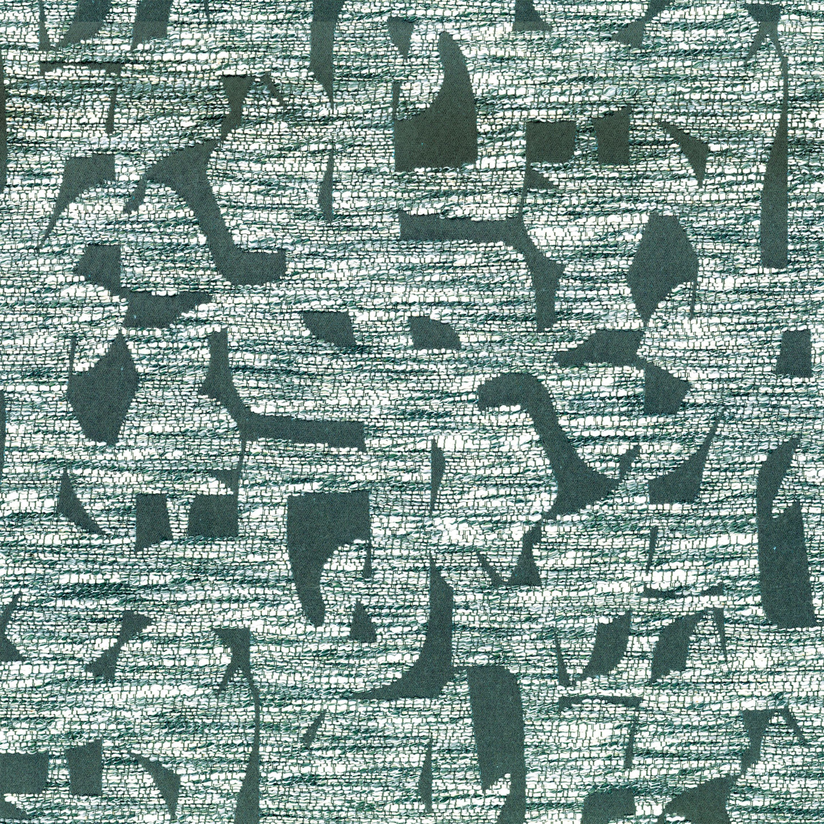 Хлопчатобумажная моющаяся Жаккардовая ткань с графическим рисунком Casamance плакат ARCH-00138464 - Вид №4