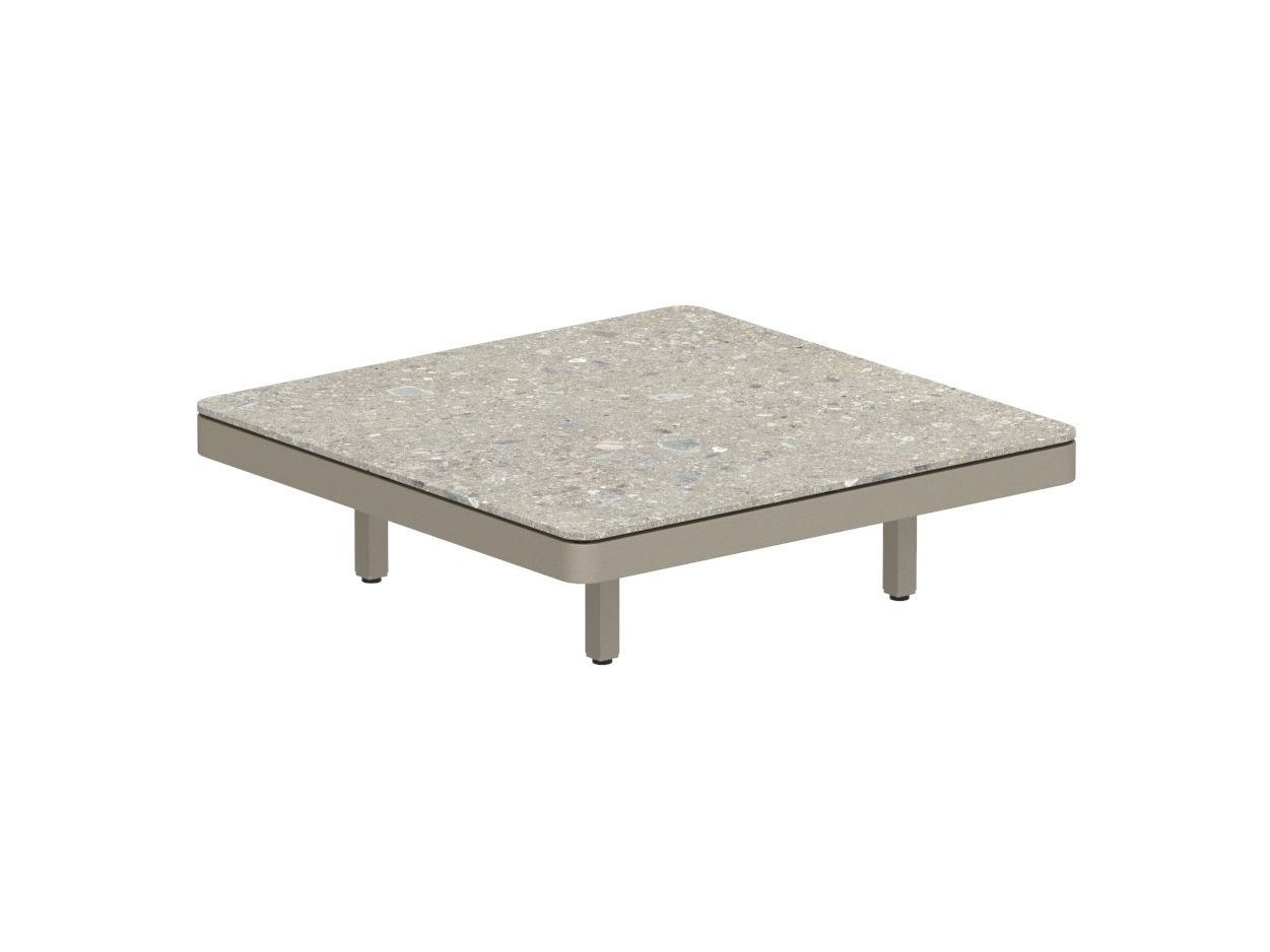 Алюминиевый квадратный низкий садовый столик с порошковым покрытием Royal Botania Alura Lounge ARCH-00012338 - Вид №4