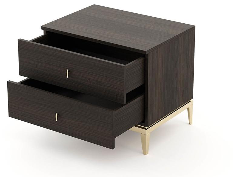 Laskasas Прямоугольная тумбочка из дерева с ящиками Marlon sun-id-1418040 - Вид №1