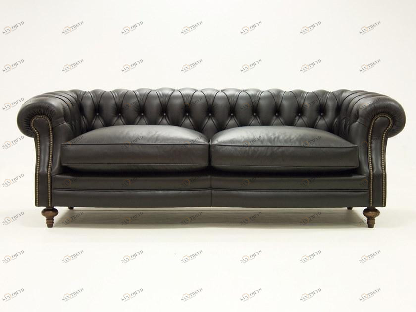 CREARTE COLLECTIONS Стеганый 3-местный кожаный диван  33 