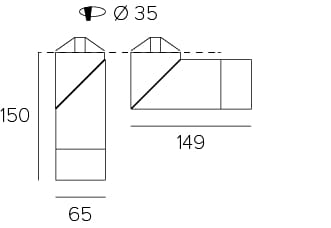 Алюминиевый полукруглый прожектор Letroh поверхность ARCH-00150699 - Вид №4